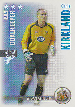 Chris Kirkland Wigan Athletic 2006/07 Shoot Out Excellent Player #344